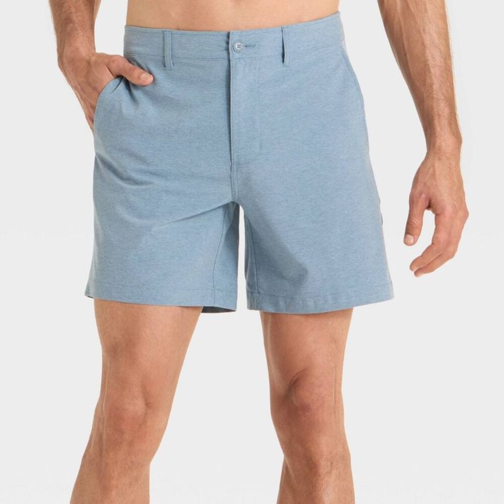 Men's 7'' Hybrid Swim Shorts - Goodfellow & Co Blue 33